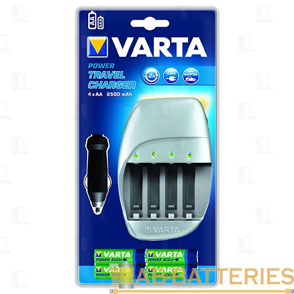 З/У для аккумуляторов Varta POWER PLAY (57078) AA/AAA 4 слота +4AA 2500mAh