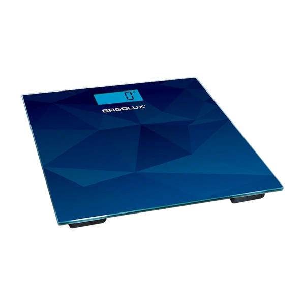 Весы напольные Ergolux ELX-SB03-C45 электронные 180кг синий (1/8)