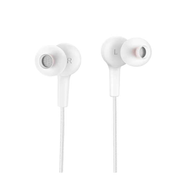 Наушники внутриканальные HOCO M78 с микр. белый (1/31/310)