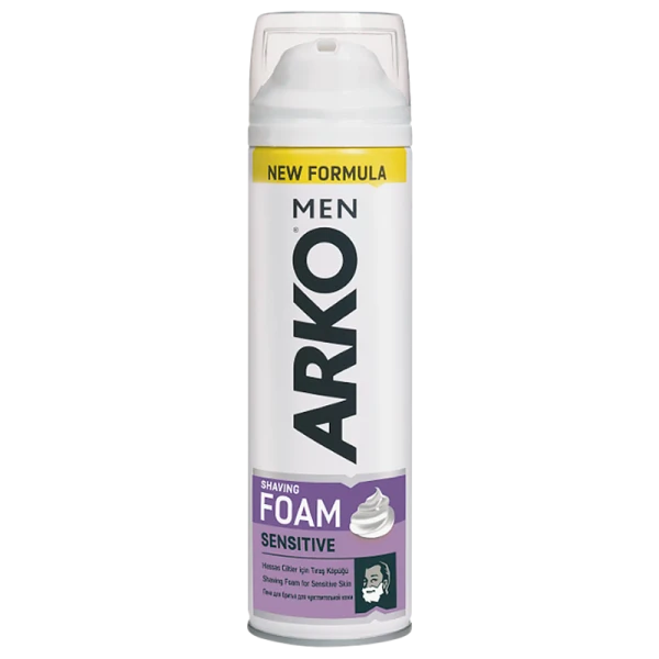 Пена для бритья Arko SENSITIVE 400мл для чувствительной кожи (1/12)