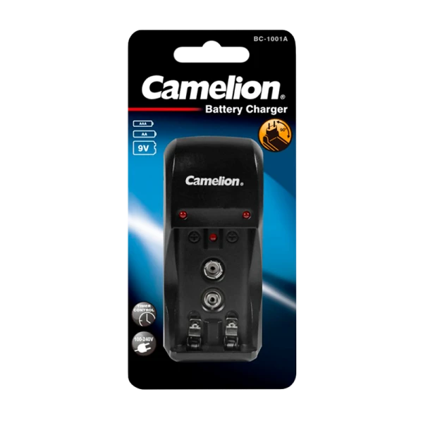 З/У для аккумуляторов Camelion BC-1001A titanium AA/AAA/Крона 2 слота (1/32/64)