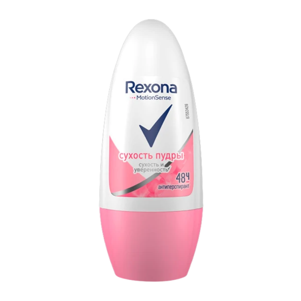 Дезодорант женский Rexona Сухость пудры роликовый 50мл (1/6)