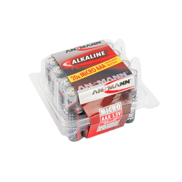Батарейка ANSMANN RED&nbsp;&nbsp;LR03 в пласт. боксе 20 шт