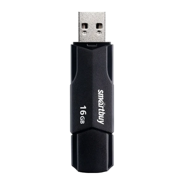 Флеш-накопитель Smartbuy Clue 16GB USB2.0 пластик черный