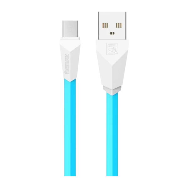 USB кабель REMAX Alien (Micro) RC-030M Синий (1M, 2A)