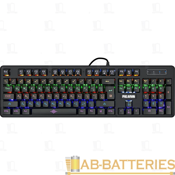 Клавиатура проводная Defender GK-370L Paladin игровая USB 1.5м Anti-Ghost черный (1/20)