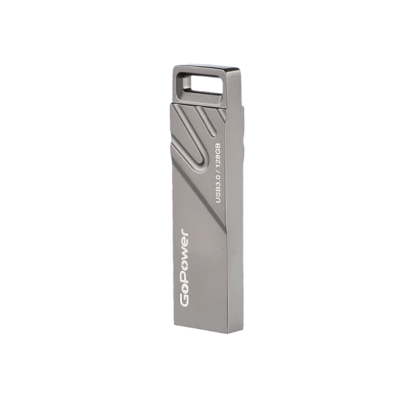 Флеш-накопитель GoPower TITAN 128GB USB3.0 металл черный графит (1/50/1000)