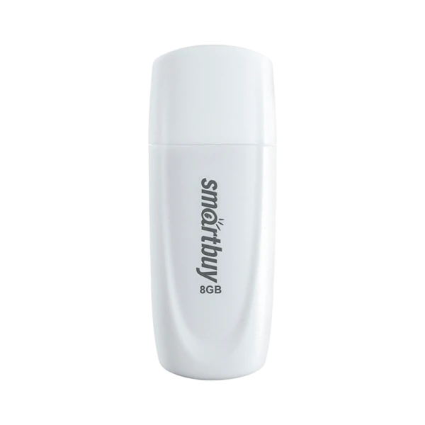 Флеш-накопитель Smartbuy Scout 8GB USB2.0 пластик белый