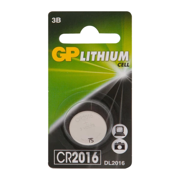 Батарейка GP CR2016 BL1 Lithium 3V (1/10/100/900)