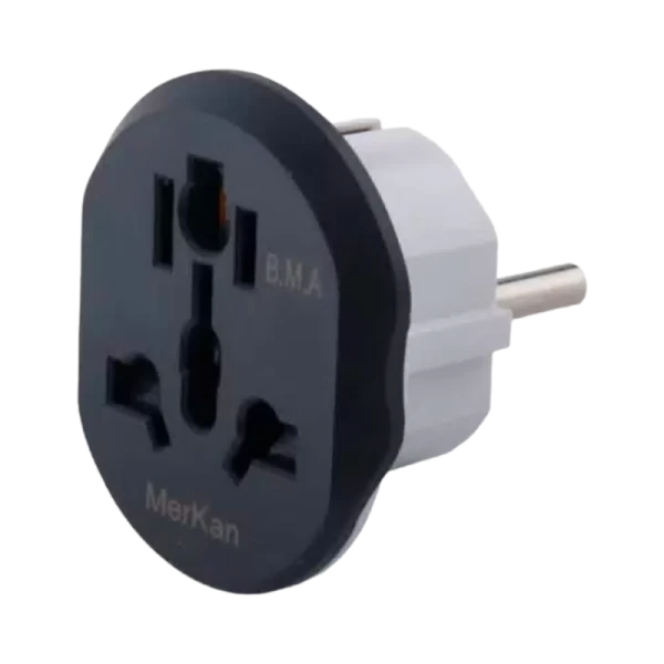 Сетевой переходник Без бренда Merkan универсальный 1р.Б/З черный