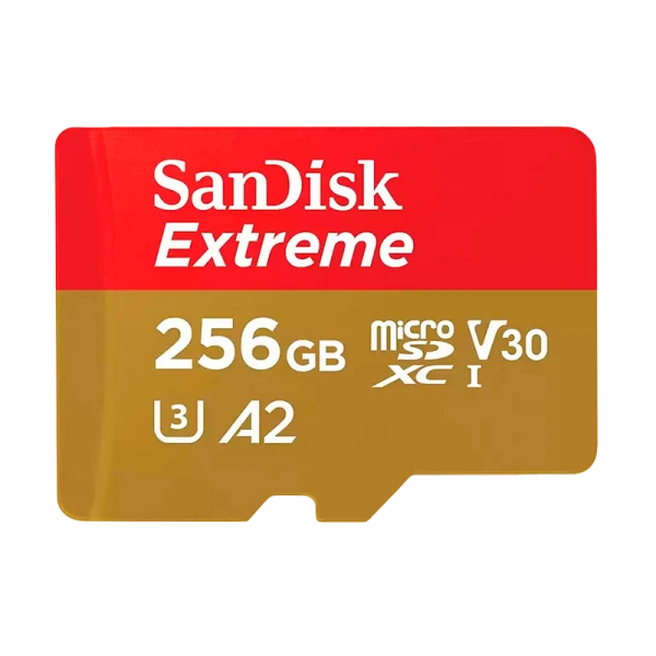 Карта памяти microSD SanDisk EXTREME 256GB Class10 A2 V30 UHS-I (U3) 160 МБ/сек CN (Китай) без адапт