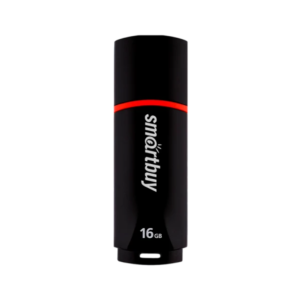 Флеш-накопитель Smartbuy Crown Compact 16GB USB2.0 пластик черный