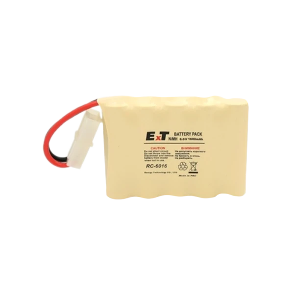 Аккумулятор ET RC-6016VTB PK1 белый большой, 6.0V, 1600mAh, Ni-Mh