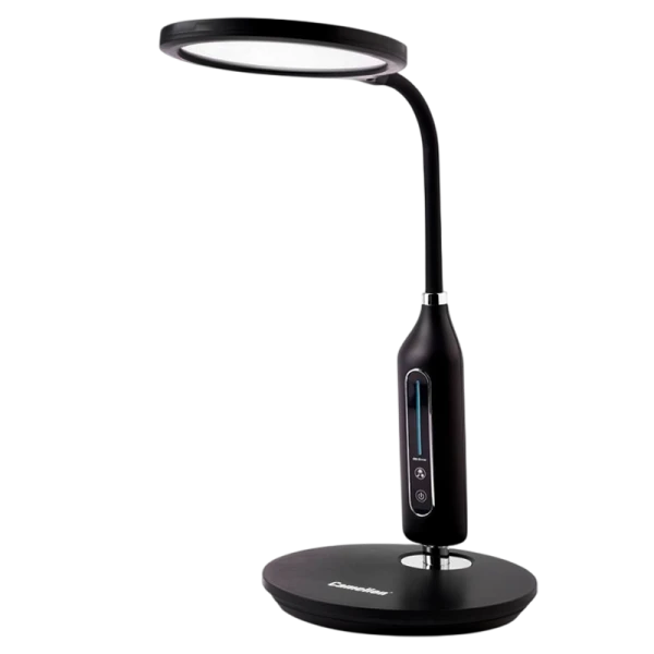 Светильник настольный Camelion KD-862 10W IP20 на основании сенс. черный (1/6)