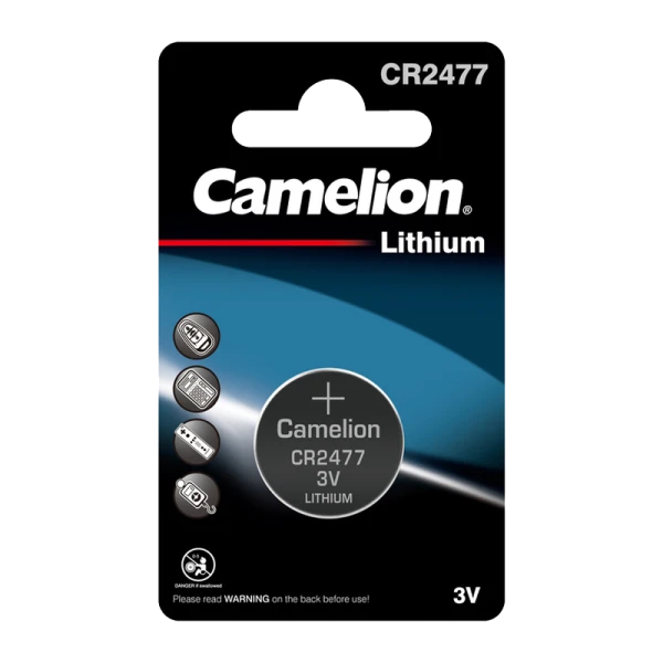 Батарейка Camelion CR2477 BL1 Lithium 3V (1/10/1800)