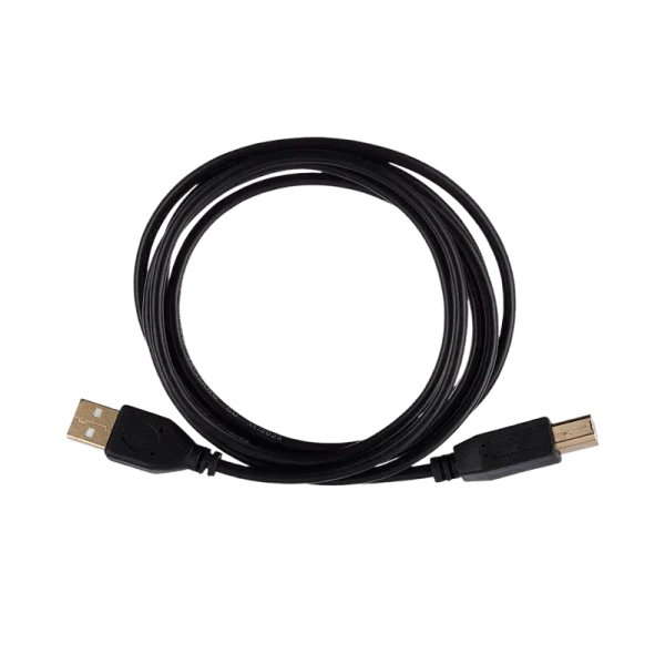 Кабель GoPower USB A (m)-USB B (m) 1.8м ПВХ черный Premium Zip-Lock c подвесом (1/200)