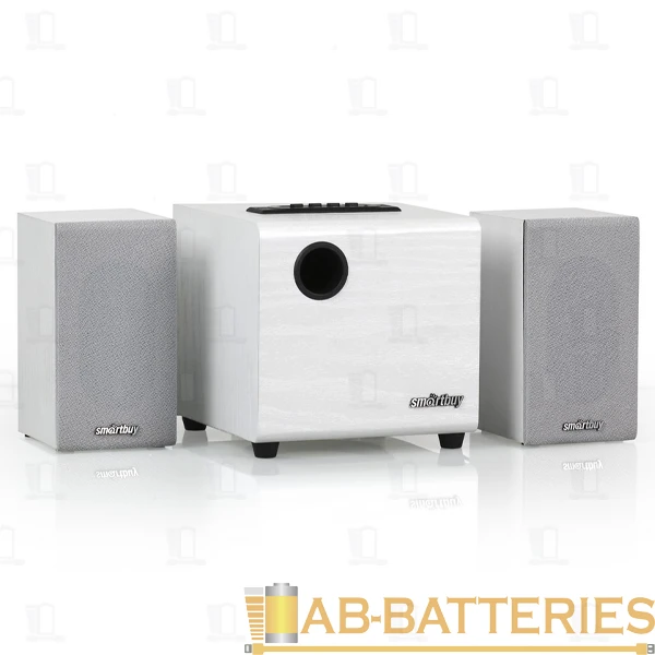 Колонки 2.1 Smartbuy Sparta 12W FM/SD Jack 3.5mm белый (1/6)