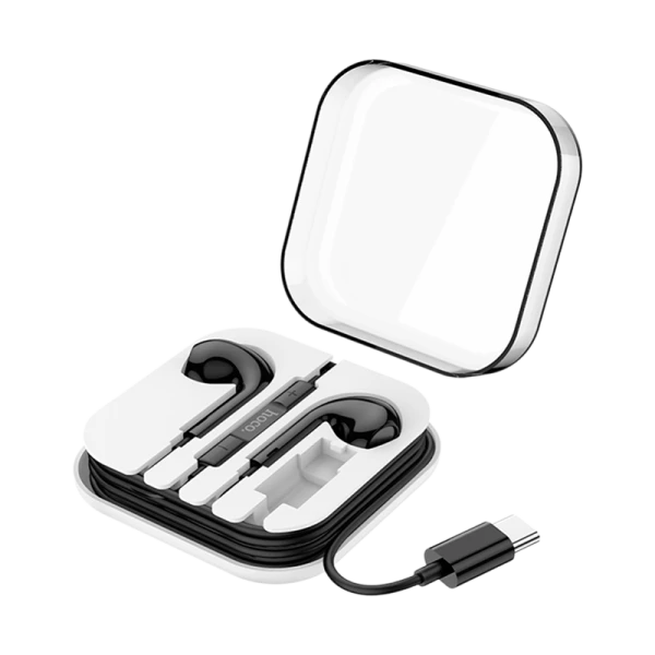 Наушники вставные HOCO M1 Max с микр. Type-C (m) черный (1/32/192)