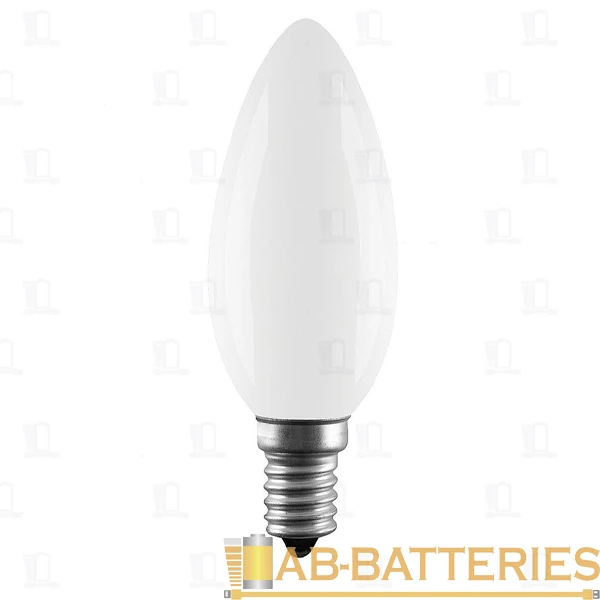 Лампа накаливания General Electric B35 E14 60W 230V свеча матовая