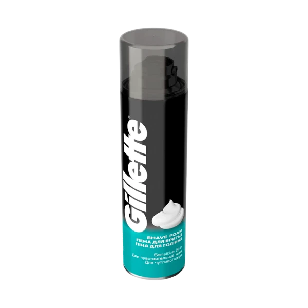 Пена для бритья Gillette для чувствительной кожи 200мл (1/6)