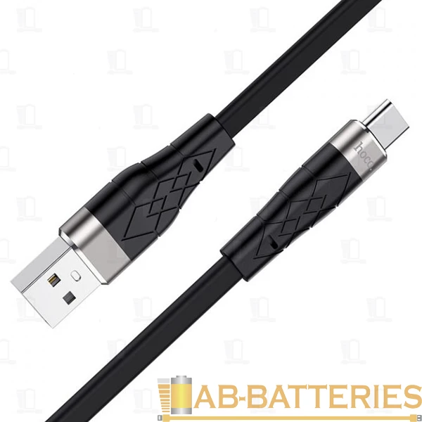Кабель HOCO X53 USB (m)-Type-C (m) 1.0м 2.4A силикон черный (1/31/310)