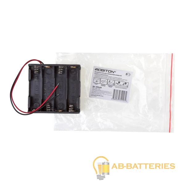 Отсек для элементов питания ROBITON Bh1x18650/pins с выводами для пайки PK1