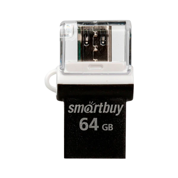 Флеш-накопитель Smartbuy POKO 64GB USB2.0 пластик черный