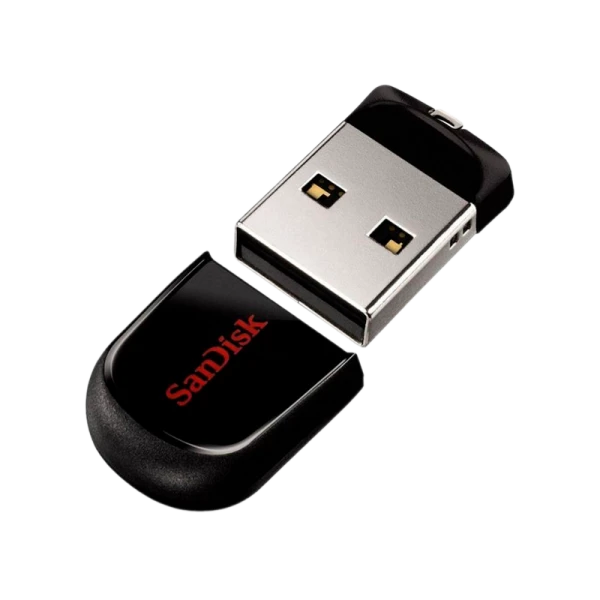 Флеш-накопитель SanDisk Cruzer Fit CZ33 64GB USB2.0 пластик с колпачком черный