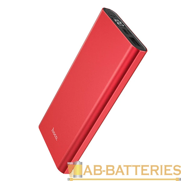 Внешний аккумулятор HOCO J68 10000mAh 2.0A 1USB/Type-C красный (1/29)