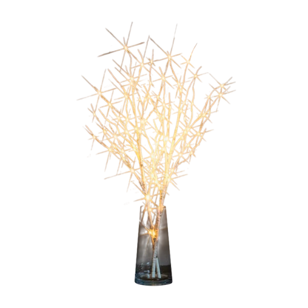 Гирлянда Космос Ветки березы без листьев имитация 100LED 80см 6ч таймер 2шт. белый теплый (1/24)
