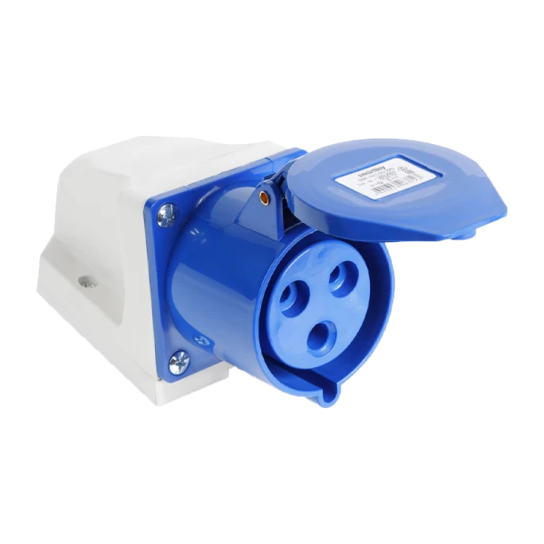 Розетка Smartbuy стационарная наружная 123 2Р+РЕ 32А 220В IP44