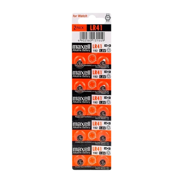 Батарейка Maxell G3/LR736/LR41/392A/192 BL10 Alkaline 1.5V (10/200/3600/7200)