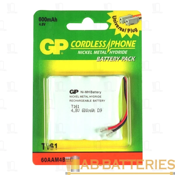 Аккумулятор для радиотелефонов GP T161 BL1 NI-MH 600mAh (1/10/100)