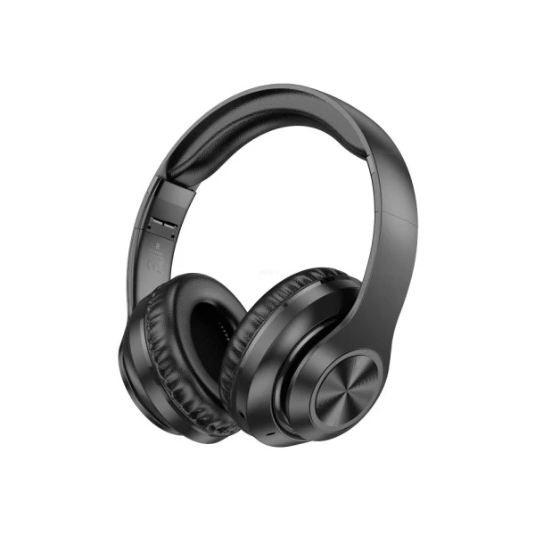 Наушники полноразмерные Borofone BO24 bluetooth 5.3 с микр. черный (1/24)