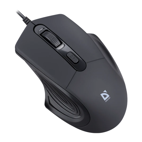 Мышь проводная Defender MB-347 Datum классическая USB черный (1/40)