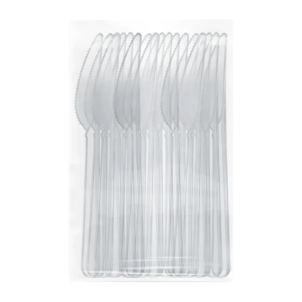 Нож AVIORA прозрачный, премиум, 50 шт/уп, полистирол (цена за штуку) (50/2500)