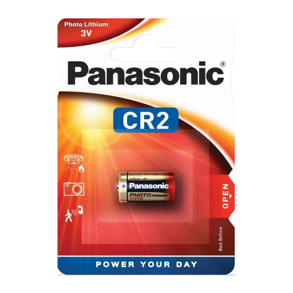 Батарейка Panasonic CR2 BL1 Lithium 3V (1/10/100)