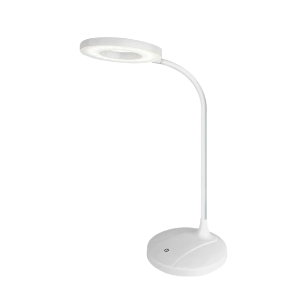 Светильник настольный Ultraflash UF-745 7W на основании сенс. диммируемый белый (1/30)