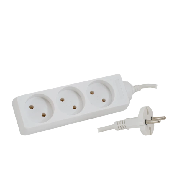 Удлинитель Старт S 3р.Б/З 10A 3.0м 2x0.75мм IP20 белый (1/20)