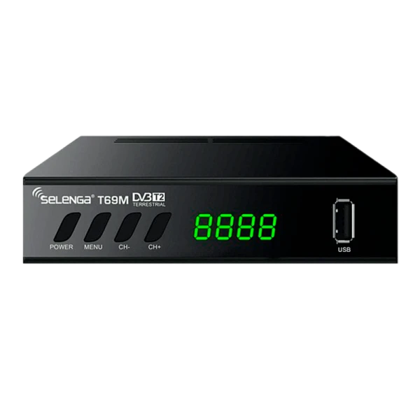 Приставка для цифрового ТВ Selenga T69M DVB-T/T2/C черный (1/20)