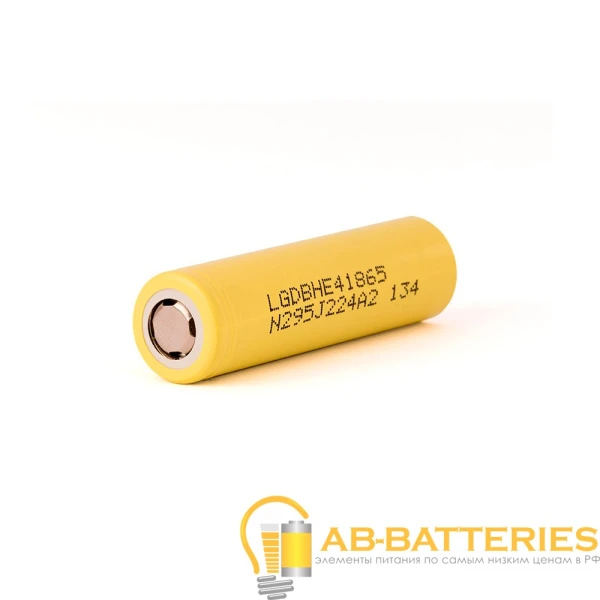 Аккумулятор Li-ion LG 18650 bulk 2500mAh без защиты высокий ток