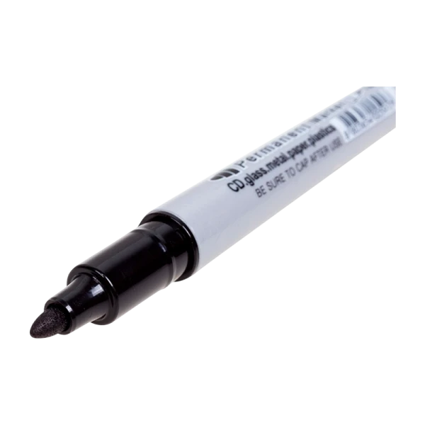 Маркер перманентный Crown Multi Twin P-800W 2.0/1.0 мм двусторонний черный (1/12/1152)