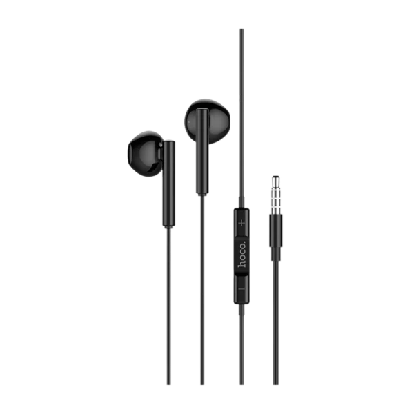 Наушники вставные HOCO M64 с микр. черный (1/20/120)