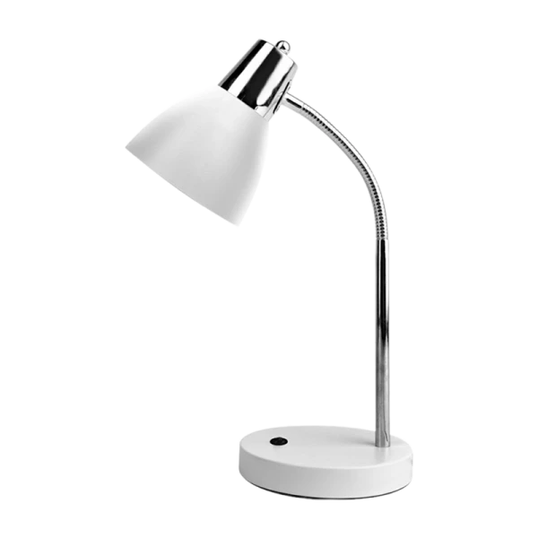 Светильник настольный Camelion KD-359 40W 230V E27 на основании белый (1/12)