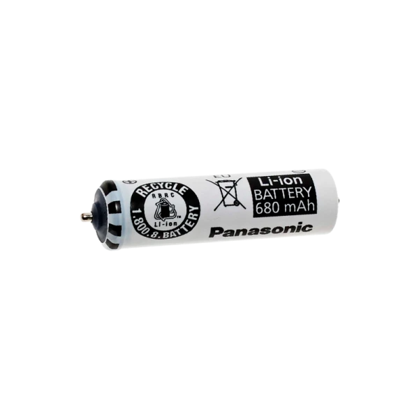 Аккумулятор для эпилятора Panasonic Li-ion AA белый 680мАч 14500 короткий пин