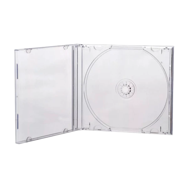 Футляр для CD-box прозрачный Тайвань 10мм 1 С /200/
