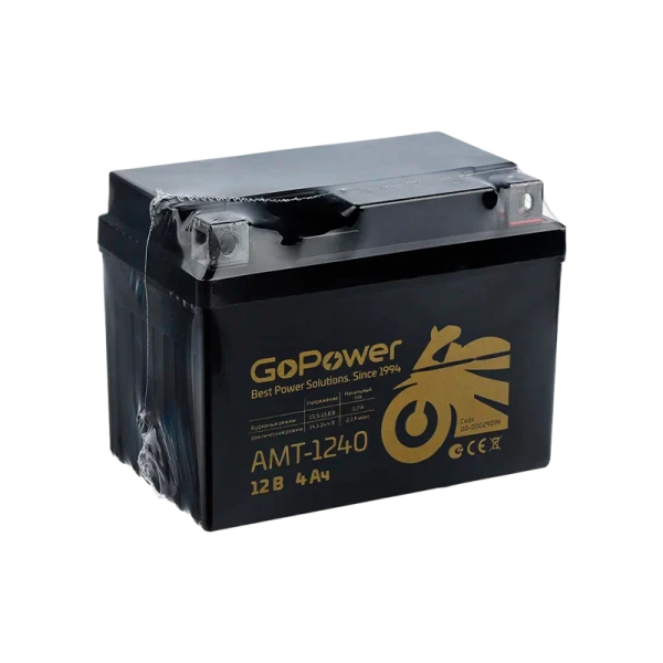 Аккумулятор для мототехники GoPower 12V 4Ah