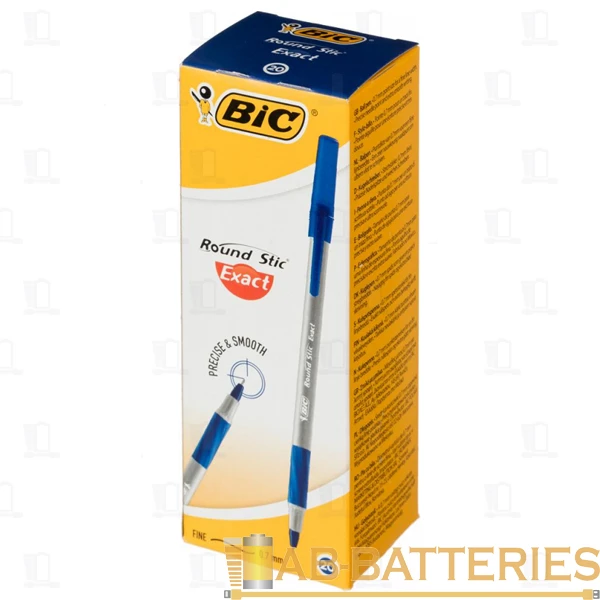 Ручка шариковая BIC Round Stic Экзакт 0.28мм 20шт. синий (20/360)