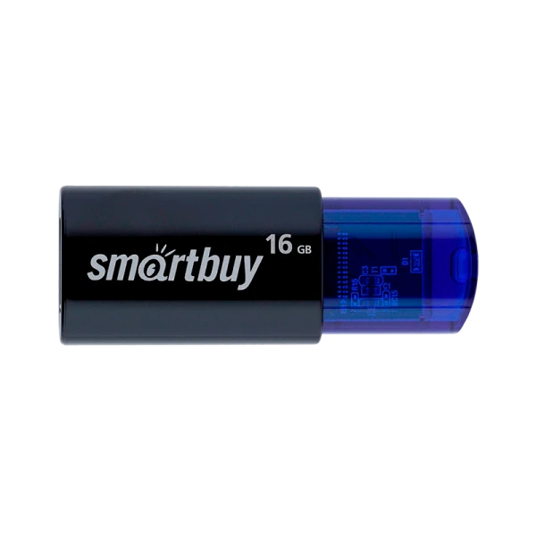 Флеш-накопитель Smartbuy Click 16GB USB2.0 пластик синий