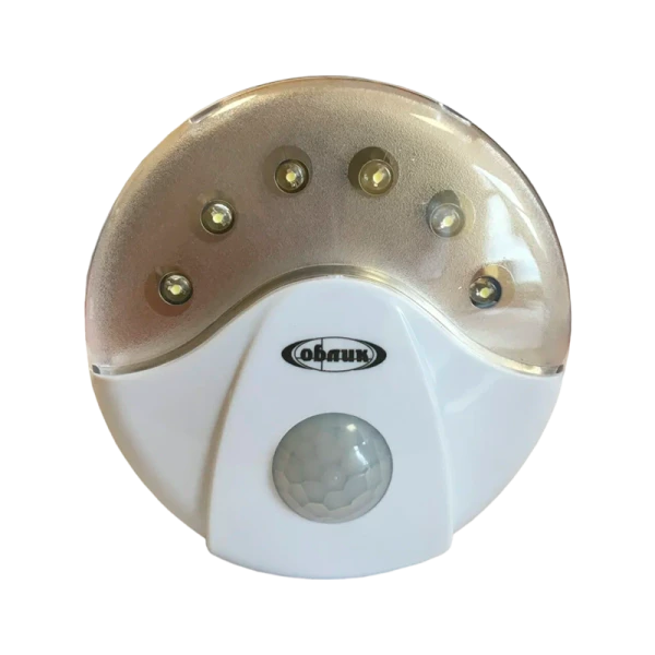 Фонарь туристический Облик 5033 20W 6LED от батареек с датчиком движения белый